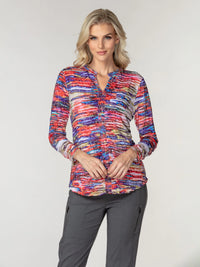 RADIANT LINES-PAMELA TOP L/S-CARINE APPAREL