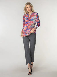 RADIANT LINES-PAMELA TOP L/S-CARINE APPAREL