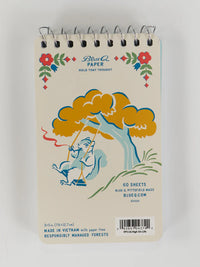 HIGH ON LIFE 3X5 SPIRAL NOTEBOOK-BLUE Q