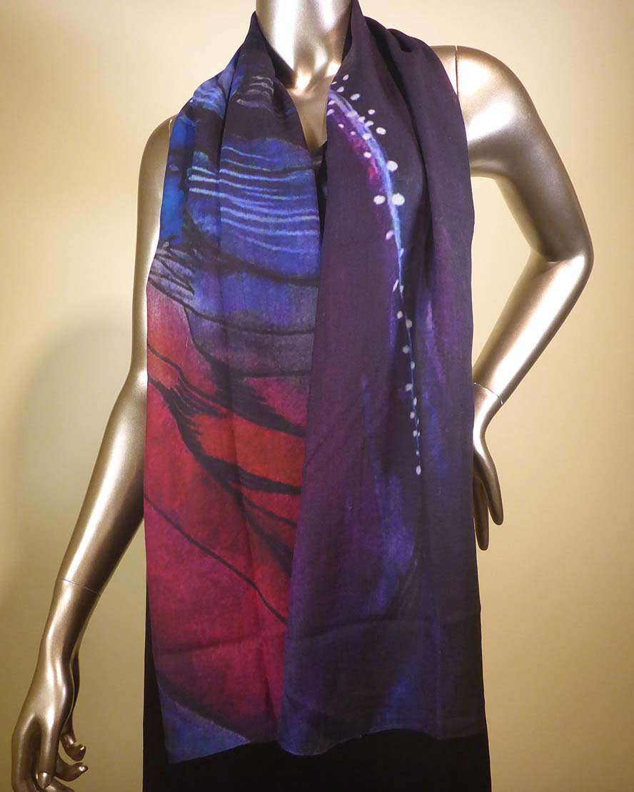 LIGHT AS AIR WOOL SCARF-COCOON HOUSE