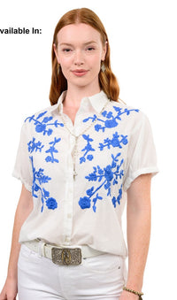 PAULA BLOUSE-BLUE-SISTER MARY