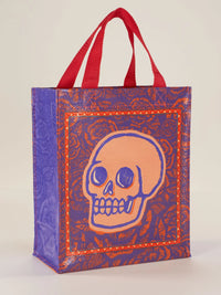 SKULLS & ROSES HANDY TOTE-BLUE Q
