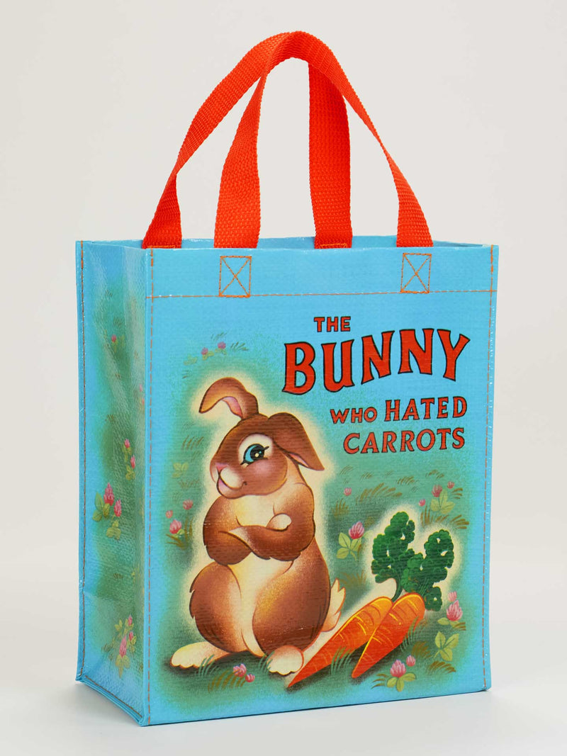 THE BUNNY WHO HATED CARROTS HANDY TOTE-BLUE Q