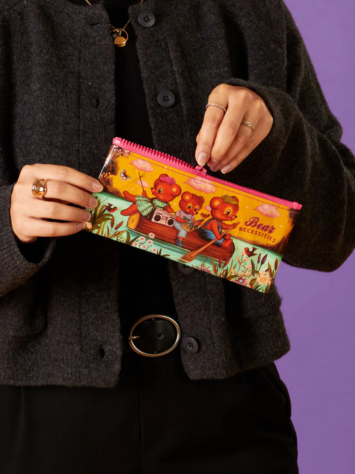 BEAR NECESSITIES PENCIL CASE - BLUE Q