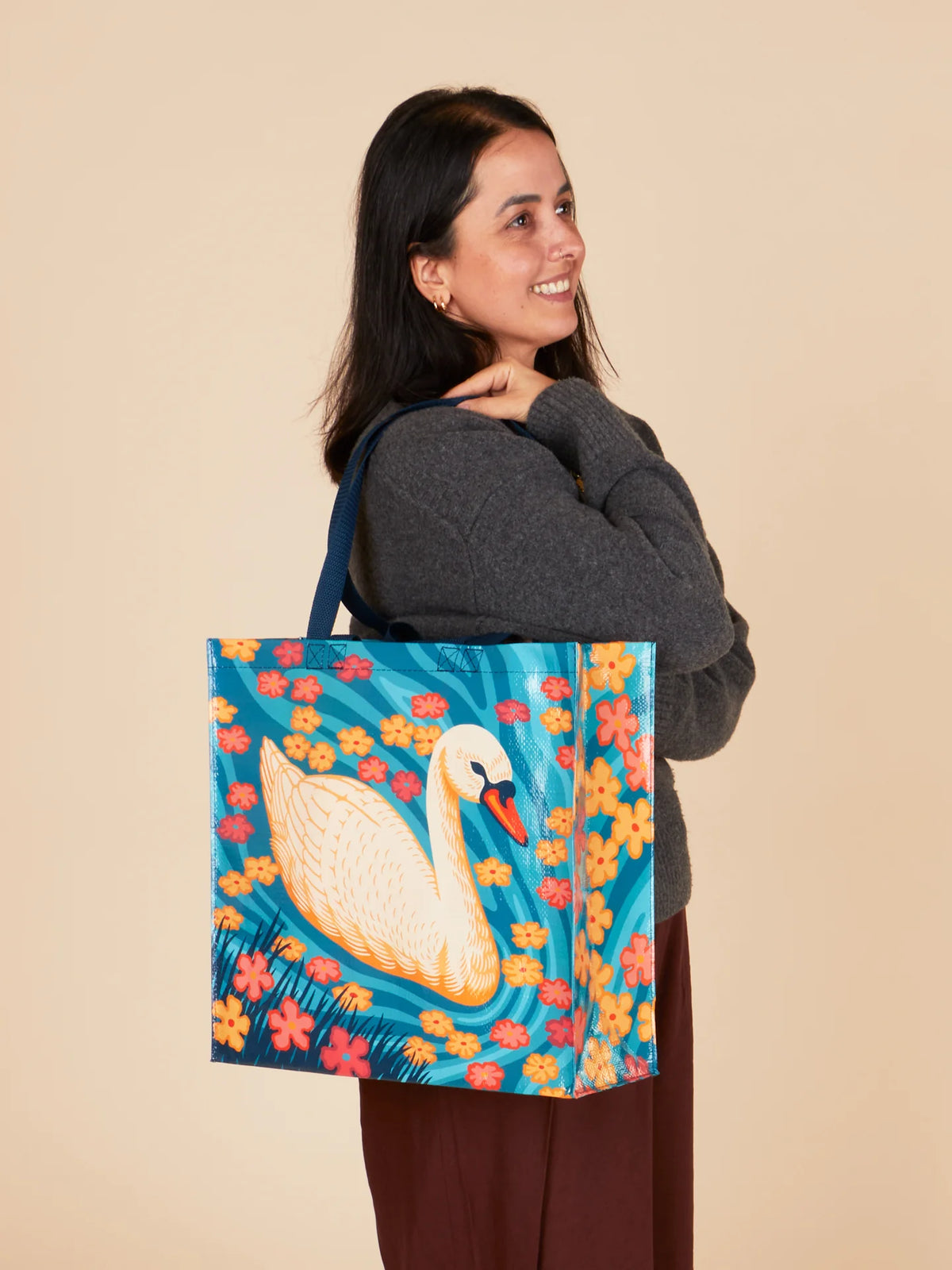 SWAN SHOPPER-BLUE Q