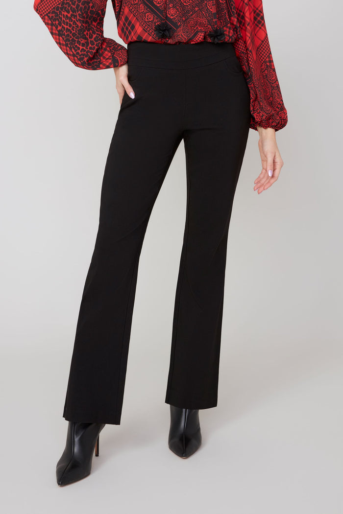 BOOTCUT TROUSER PANT-BLACK- RENUAR