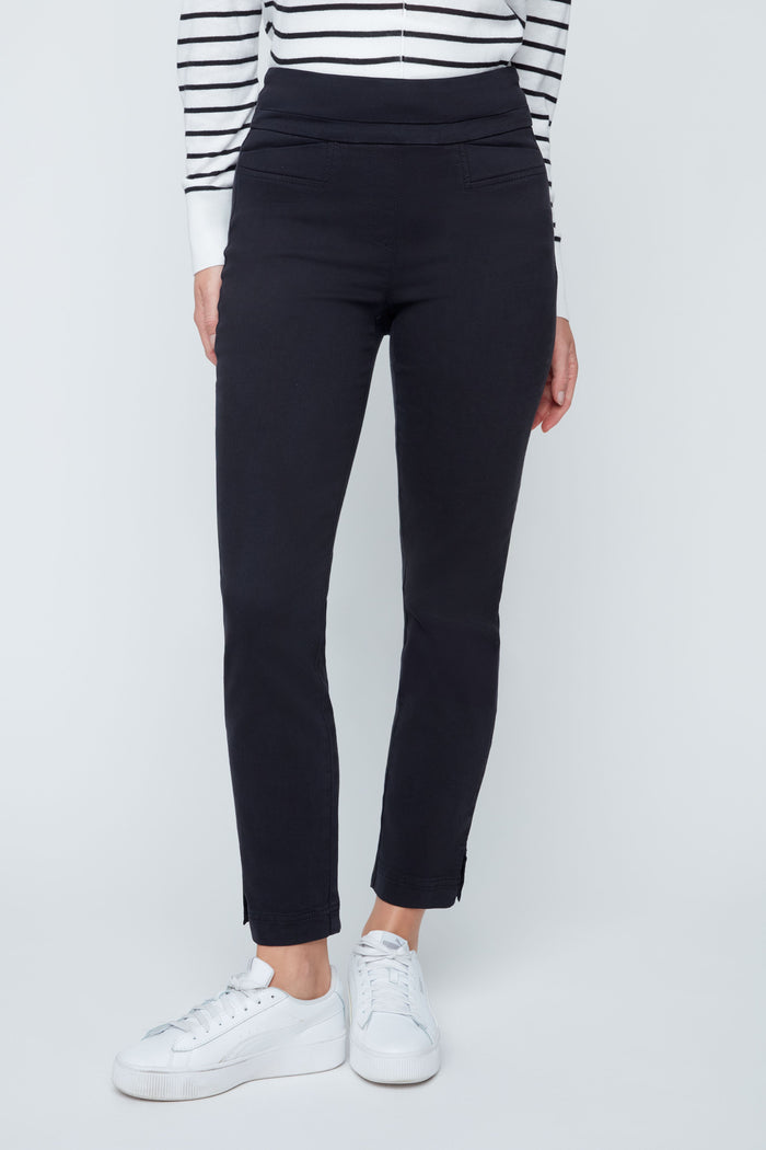 THE PERFECT SLIM PANT-BLACK-RENUAR