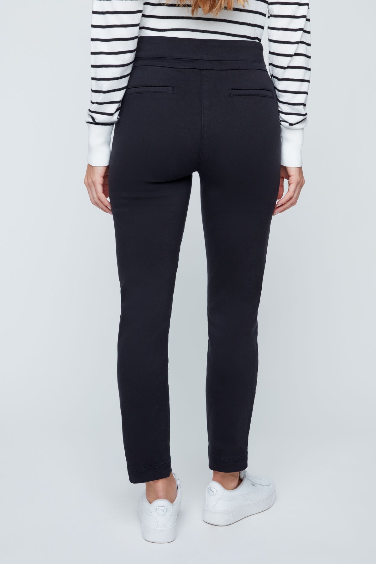 THE PERFECT SLIM PANT-BLACK-RENUAR