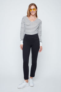 THE PERFECT SLIM PANT-BLACK-RENUAR