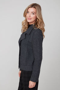 BOILED WOOL JACKET-HEATHER CHARCOAL-RENUAR