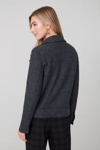 BOILED WOOL JACKET-HEATHER CHARCOAL-RENUAR