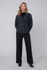 BOILED WOOL JACKET-HEATHER CHARCOAL-RENUAR