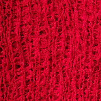 POPCORN KNIT PONCHO-19" x 32"-VAN KLEE