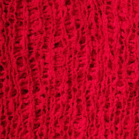 POPCORN KNIT PONCHO-19" x 32"-VAN KLEE