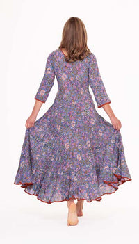 FLORAL PERIWINKLE-RUBY SUNDRESS-NILA RUBIA