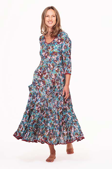 BLUE PINK FLORAL-RUBY SUNDRESS-NILA RUBIA
