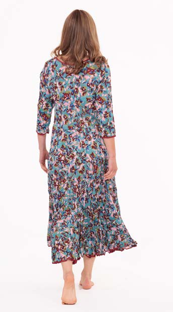 BLUE PINK FLORAL-RUBY SUNDRESS-NILA RUBIA