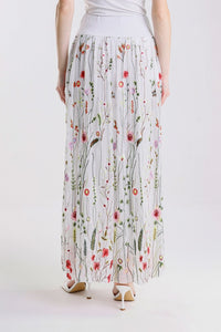 SABLE GARDEN SILK SKIRT-ONE SIZE-TEES BY TINA