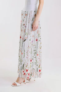 SABLE GARDEN SILK SKIRT-ONE SIZE-TEES BY TINA