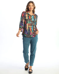SLIM POCKET PANT-SAPPHIRE-JESS AND JANE
