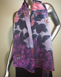 LIGHT AS AIR SILK SCARF-COCOON HOUSE