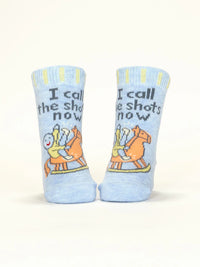 CALL SHOTS/BABY TIME BABY SOCKS-BLUE Q