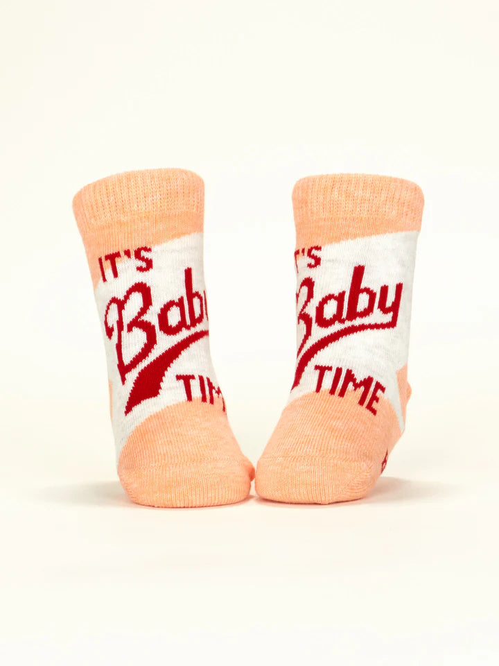 CALL SHOTS/BABY TIME BABY SOCKS-BLUE Q