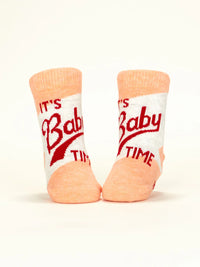 CALL SHOTS/BABY TIME BABY SOCKS-BLUE Q