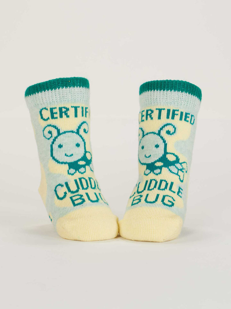 CUDDLE BUG/BOTH CRY BABY SOCKS-BLUE Q