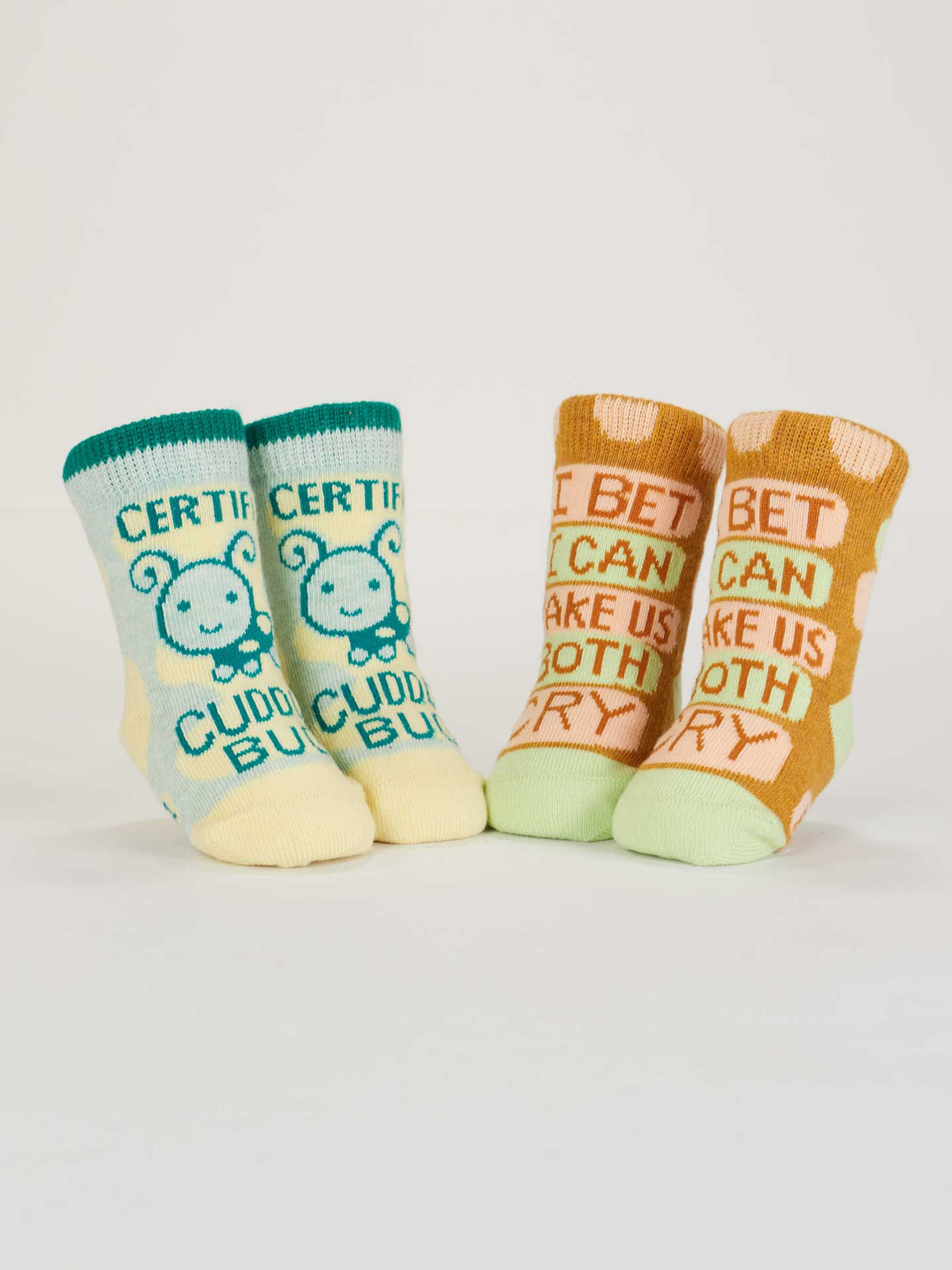 CUDDLE BUG/BOTH CRY BABY SOCKS-BLUE Q