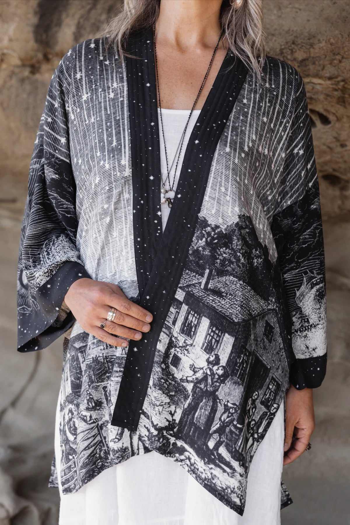 STARGAZER MATINEE DUSTER(MID LENGTH)-MARKET OF STARS