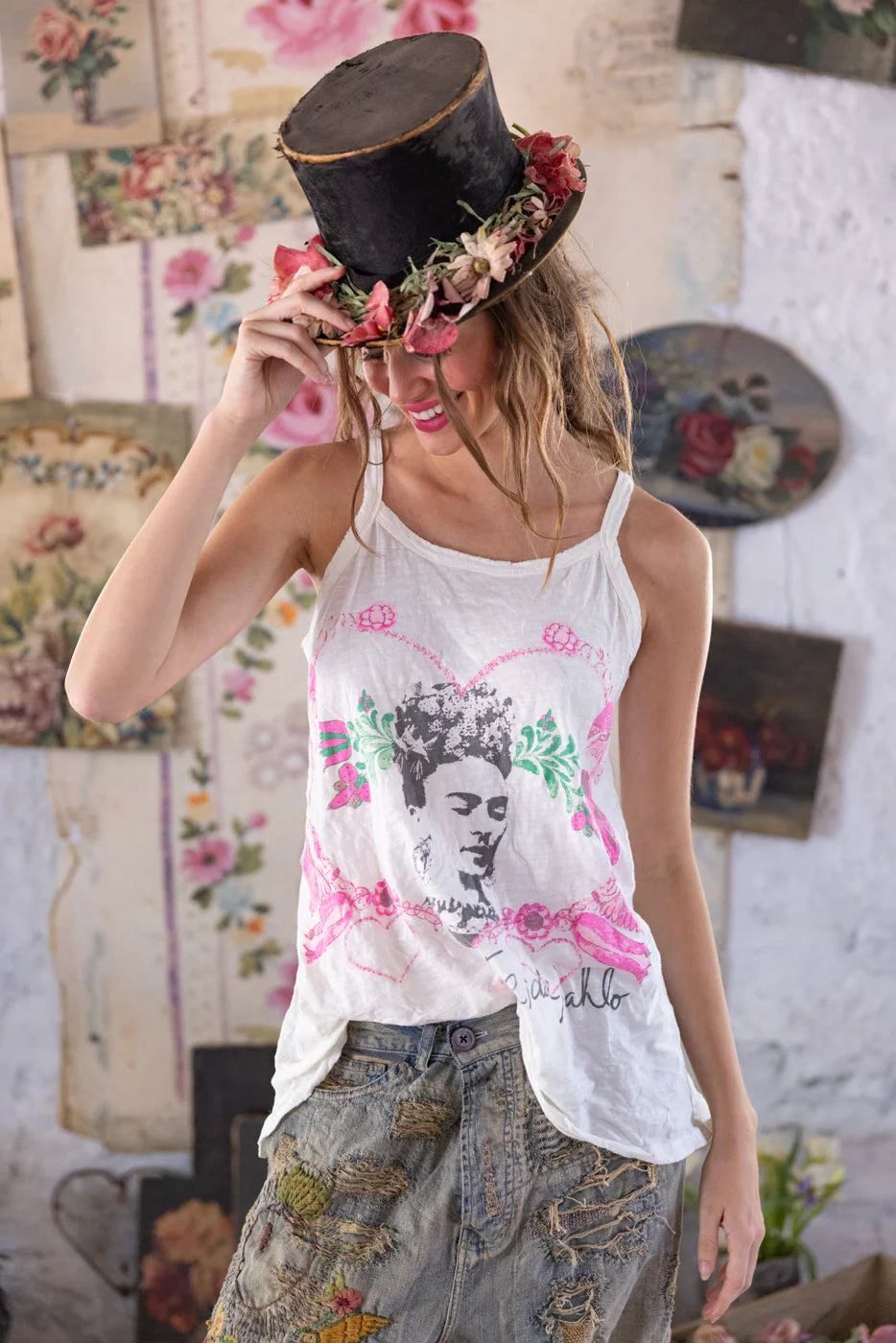 CORAZON LUMINOSO LANA TANK-MAGNOLIA PEARL-TANK 356