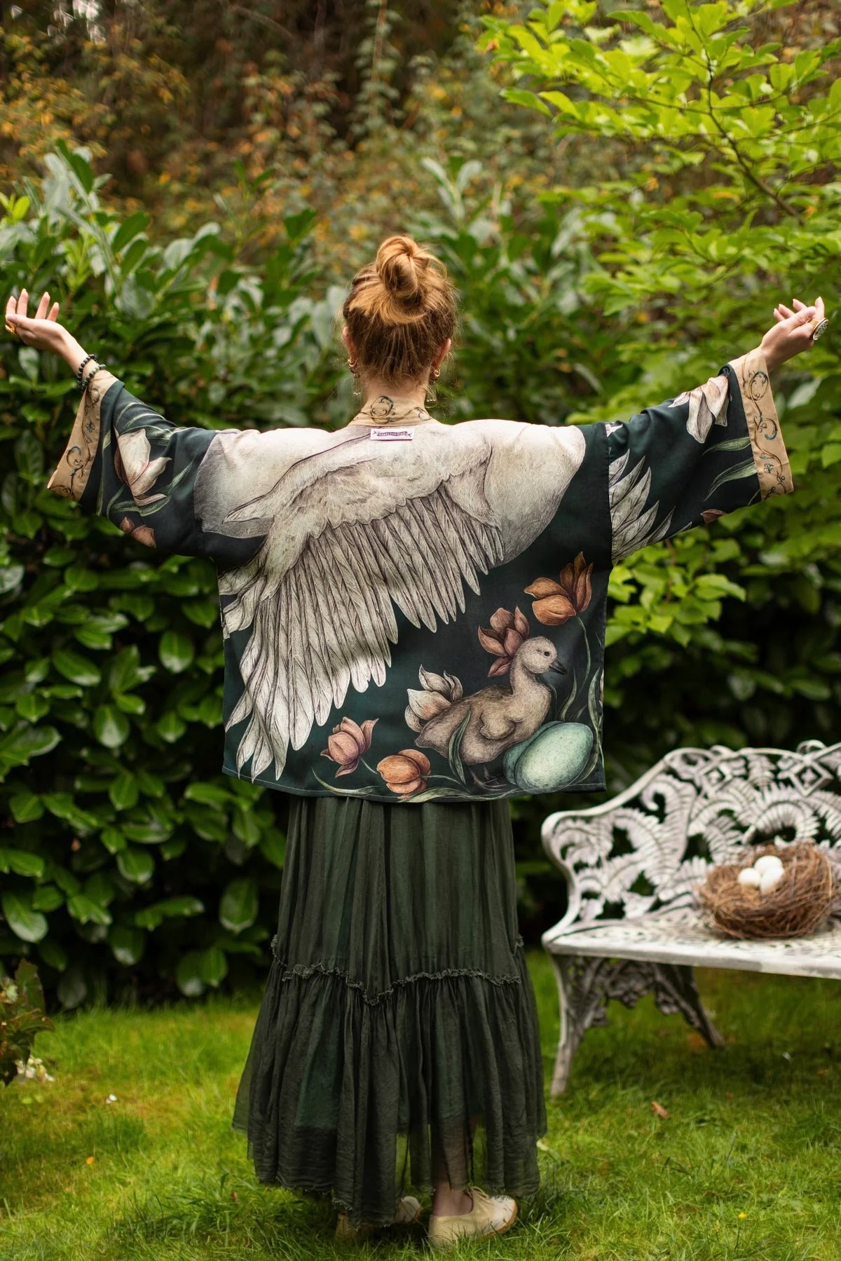 UNDER MY WING PIXIE DUSTER CROP KIMONO-MARKET OF STARS