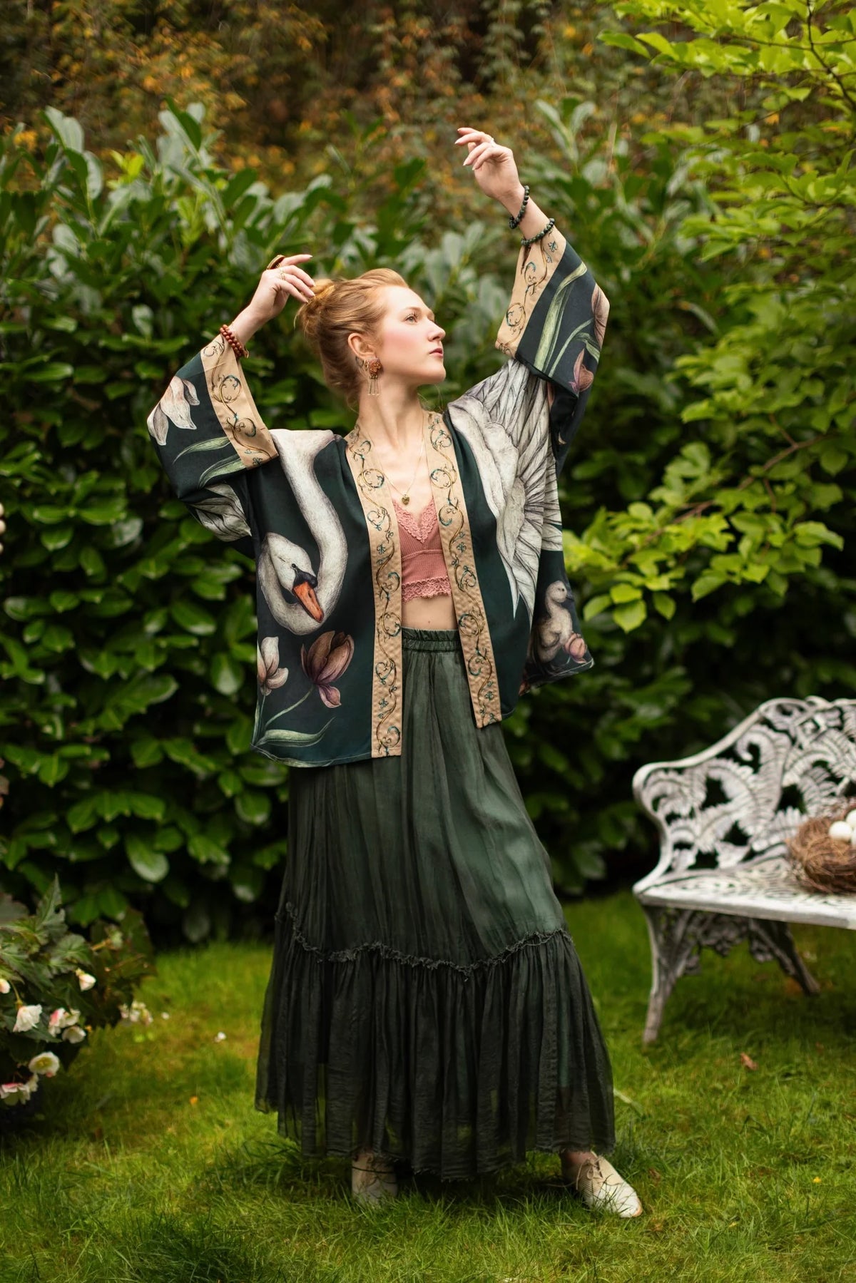 UNDER MY WING PIXIE DUSTER CROP KIMONO-MARKET OF STARS