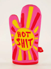 HOT SHIT OVEN MITT-BLUE Q