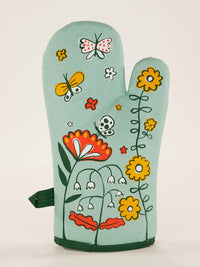 PLEASE, ONE SHITSTORM OVEN MITT-BLUE Q