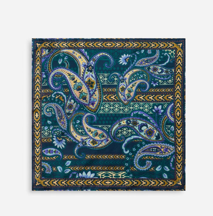 MONTECITO NECK SILK SCARF-JOHNNY WAS