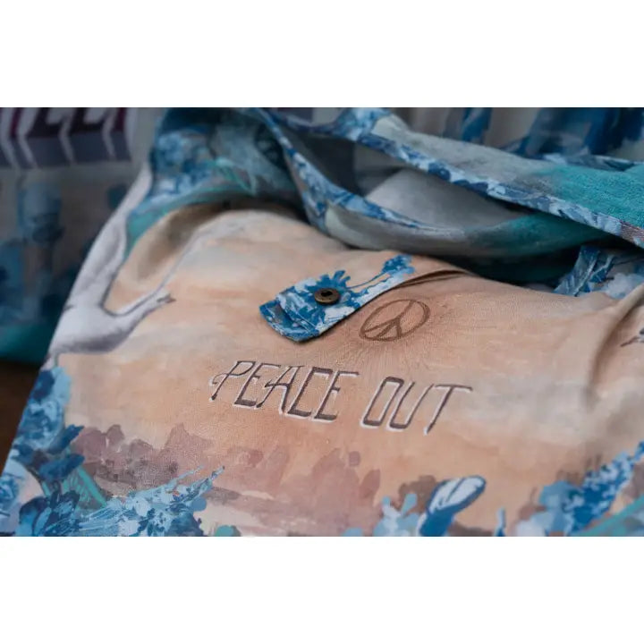 PEACE OUT MARKET TOTE-MARKET OF STARS