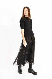 LADIES KNITTED SWEATER-BLACK-MOLLY BRACKEN