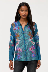 LUISA SHIRT-DEWFLOWER-JOHNNY WAS