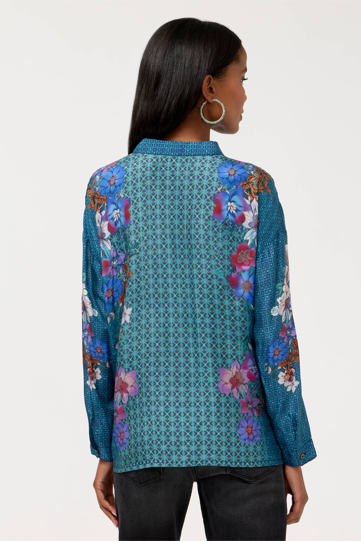 LUISA SHIRT-DEWFLOWER-JOHNNY WAS