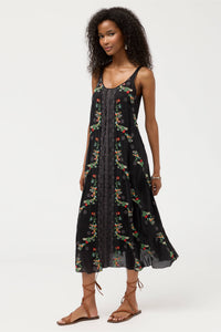 MIA DRESS(SLIP)-BLACK-JOHNNY WAS
