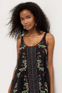 MIA DRESS(SLIP)-BLACK-JOHNNY WAS