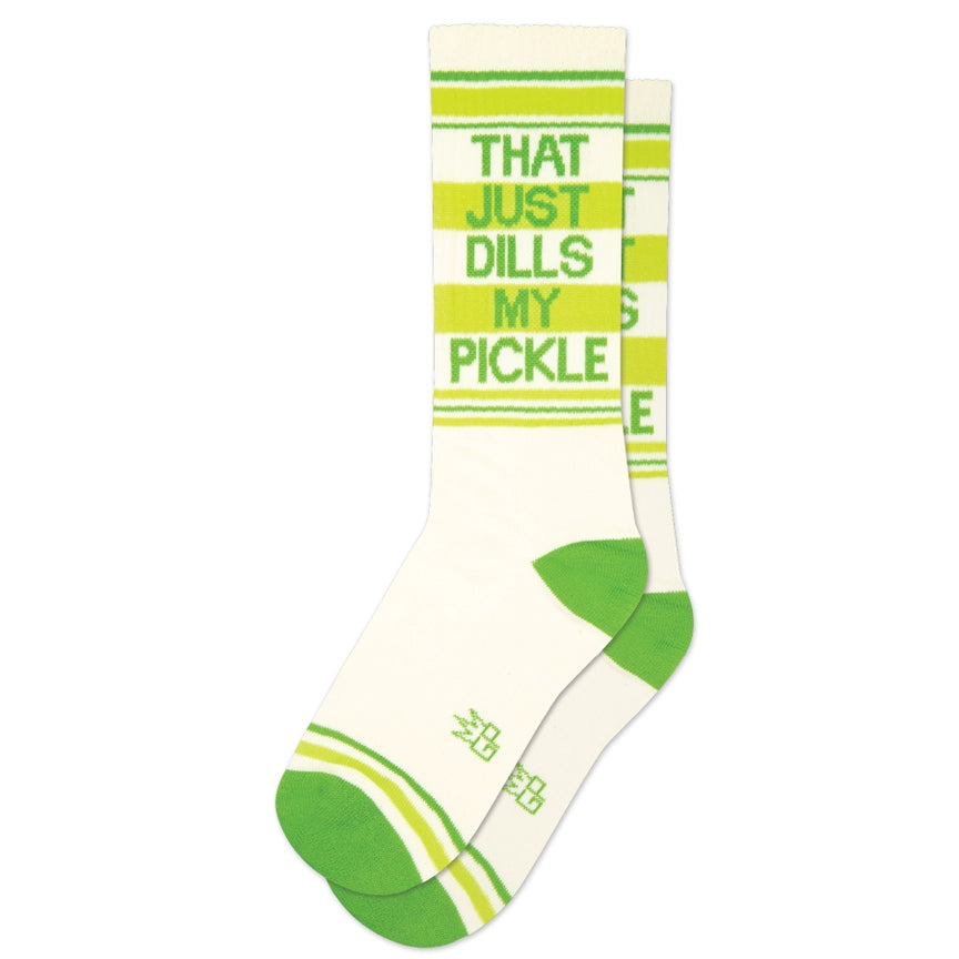THAT JUST DILLS MY PICKLE CREW SOCKS-GUMBALL POODLE