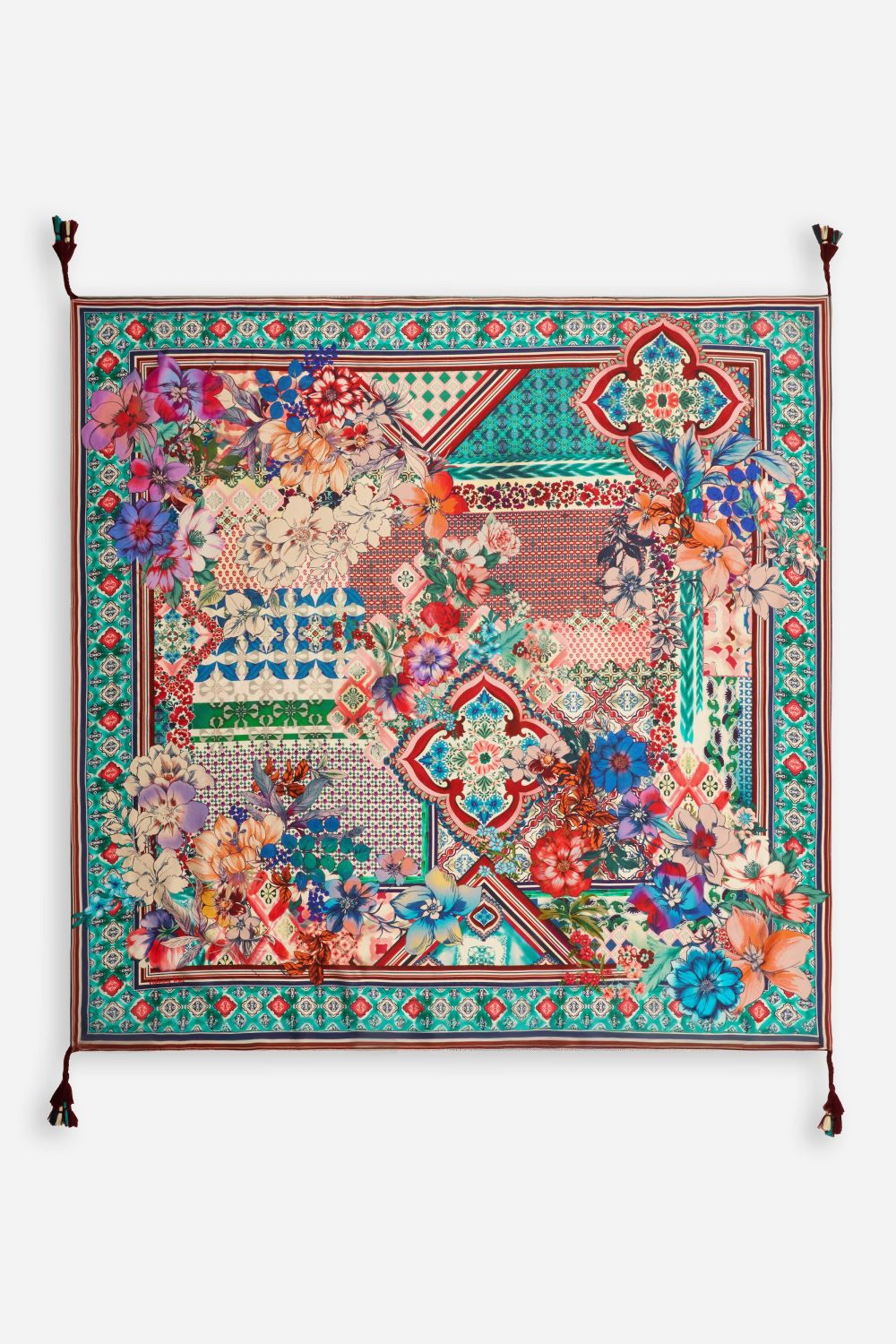 LORETTE SILK SCARF-JOHNNY WAS