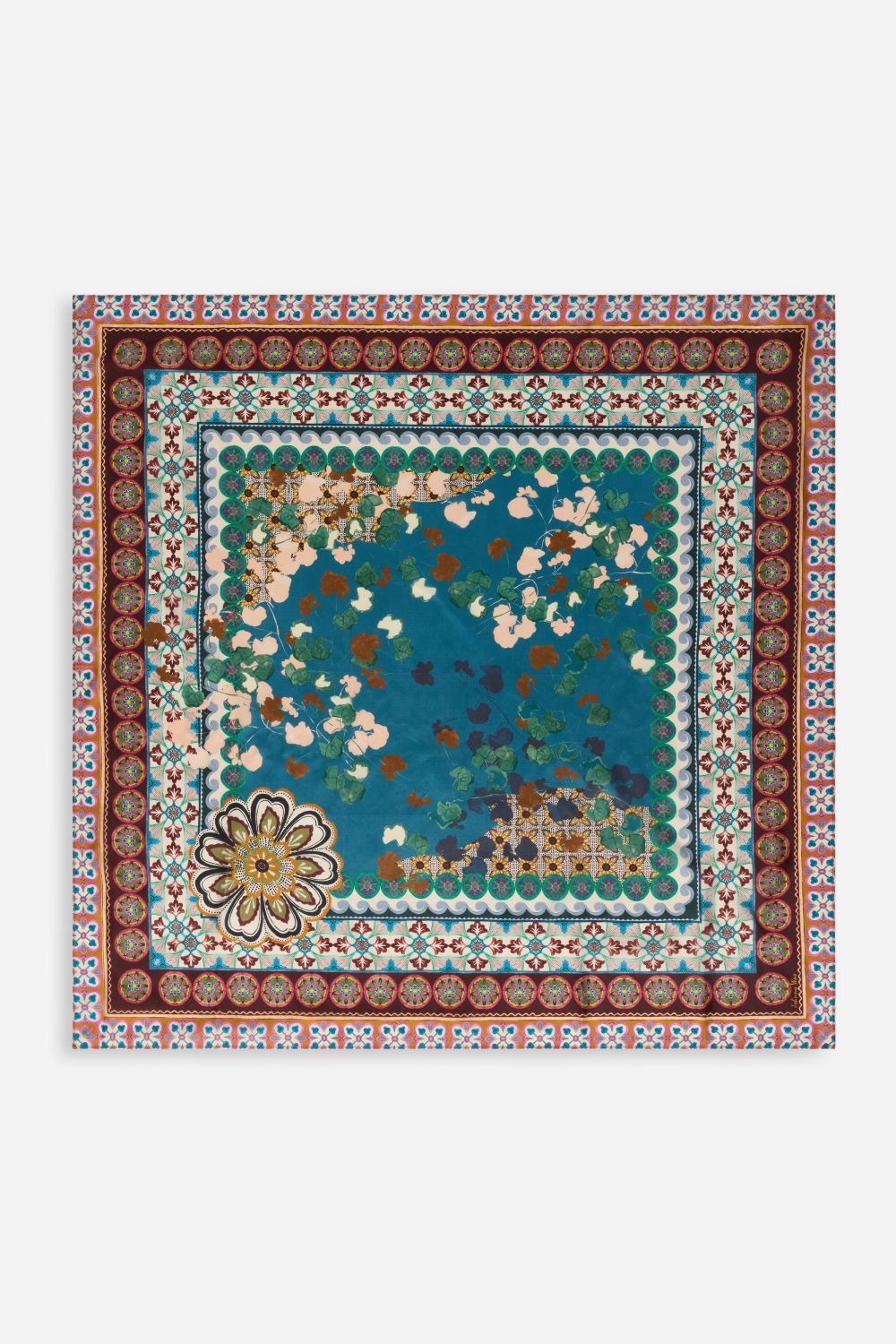 DESCANSO SILK SCARF-JOHNNY WAS