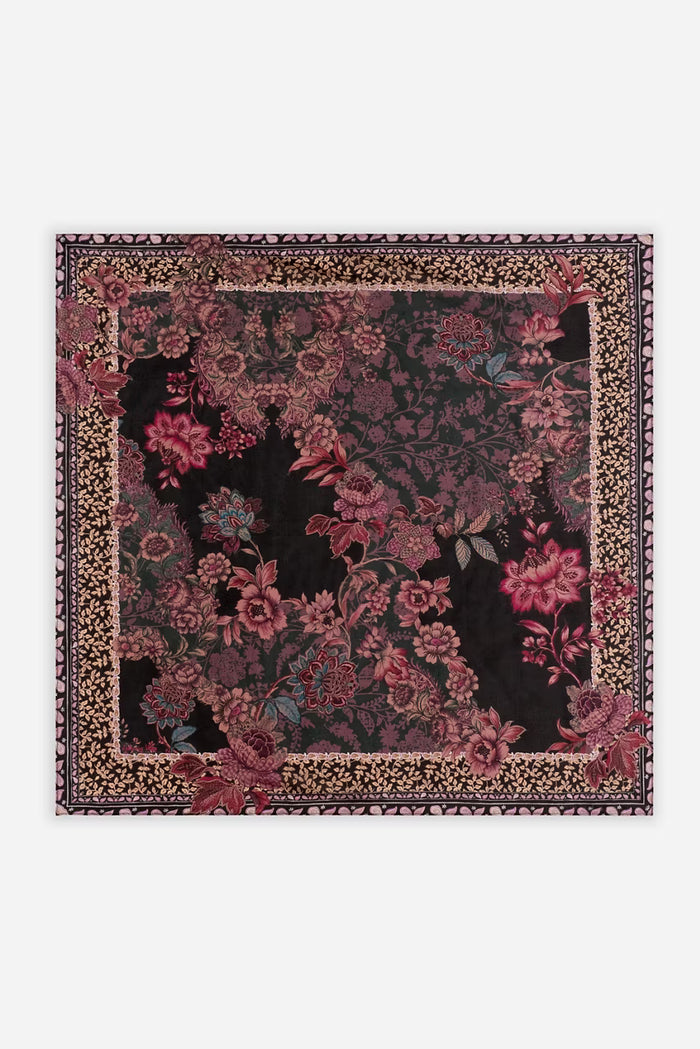 SAMIA SILK SCARF W/NO TASSEL-JOHNNY WAS