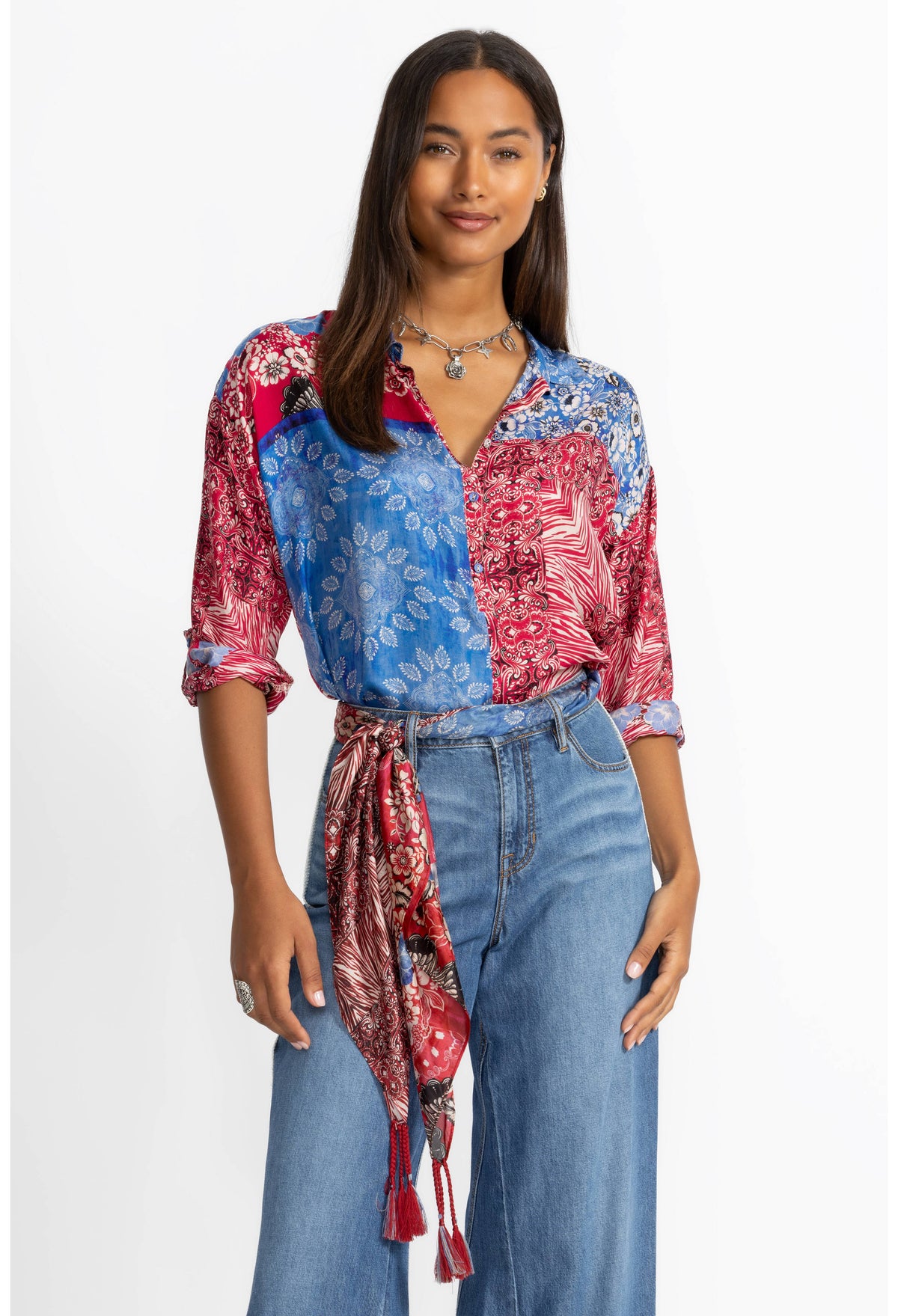 MAYBORN SILK SCARF-JOHNNY WAS