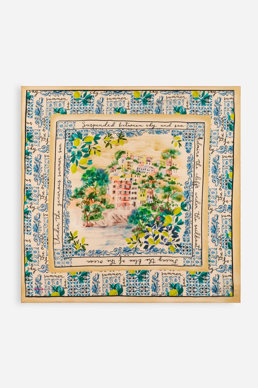 OLYMPE SILK SCARF-JOHNNY WAS