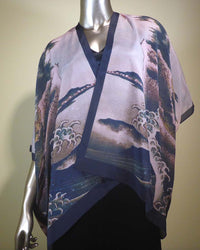 SILK SHORT KIMOMO JACKET-COCOON HOUSE